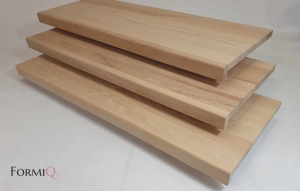 Spocznik / podest nakładka buk natur dł (1400-2000)x60x20mm