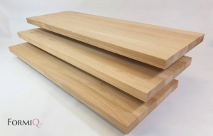 Spocznik / podest dąb europejski select lity dł (1400-2000)x60x30mm (klejone na zamówienie)