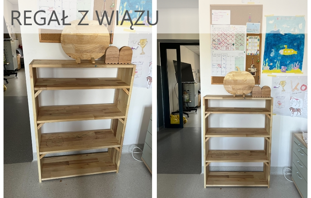 regał z wiązu