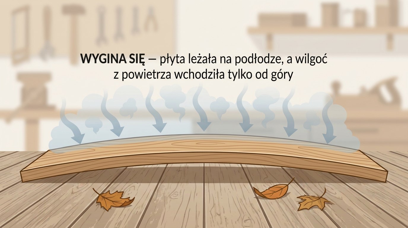 płyta wygina się