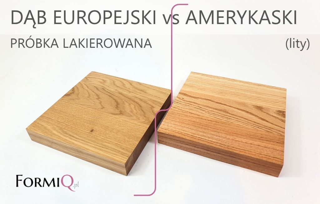 Dąb amerykański i europejski