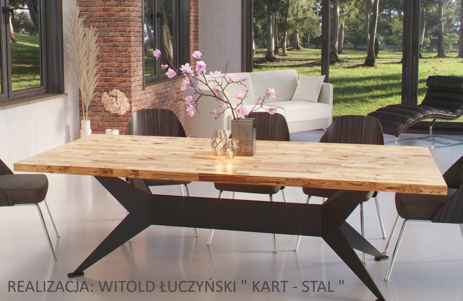 Stół jesion rustic